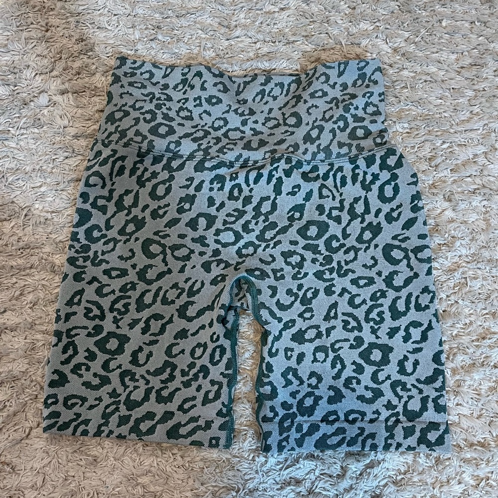 cheetah workout shorts